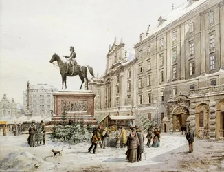 A Christmas Market in Am Hof Vienna